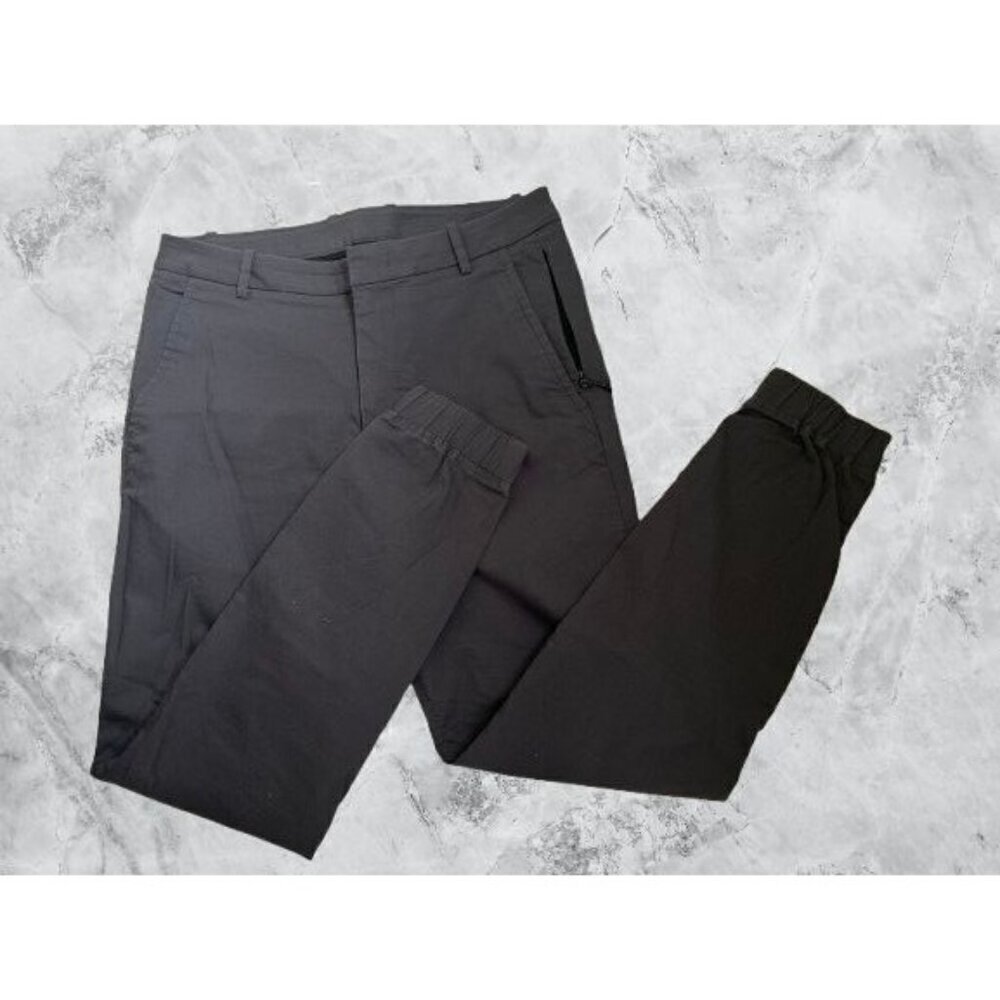 KIT + ACE Pants Navigator Essential Trouser Cotton Blend Charcoal Gray Size 30/2